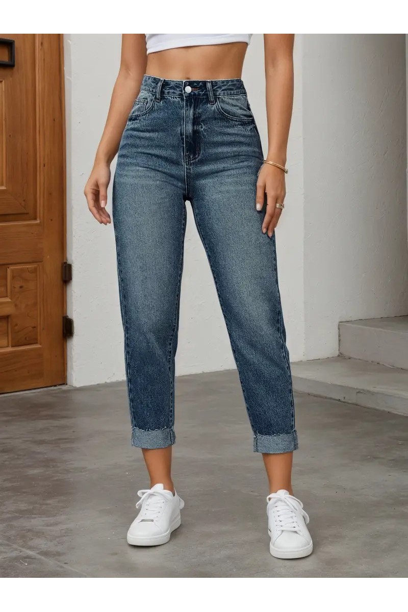 Yüksek Bel Esnek Skinny Jean&hellip;